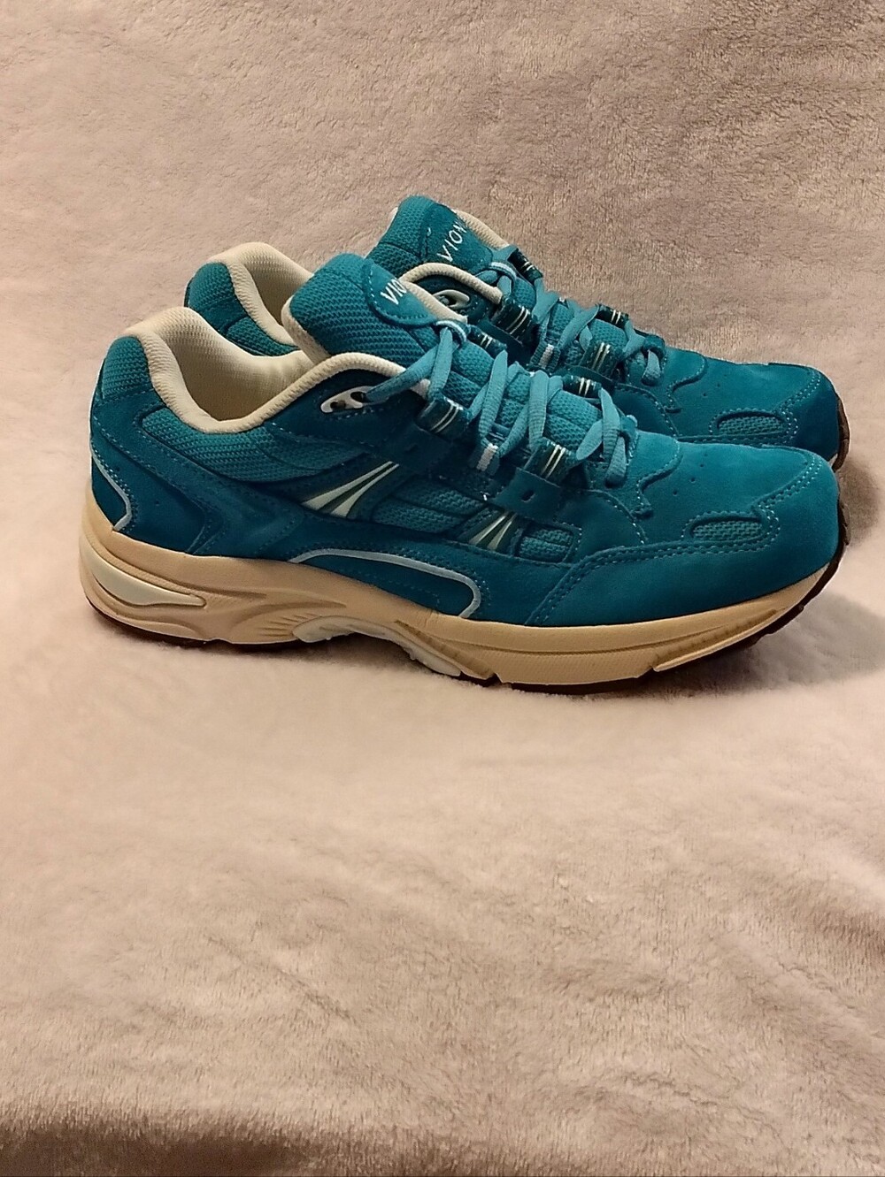 Vionic 23Walk Walker Classic Women’s 9.5 Turquoise Teal Pink Walking Sneakers